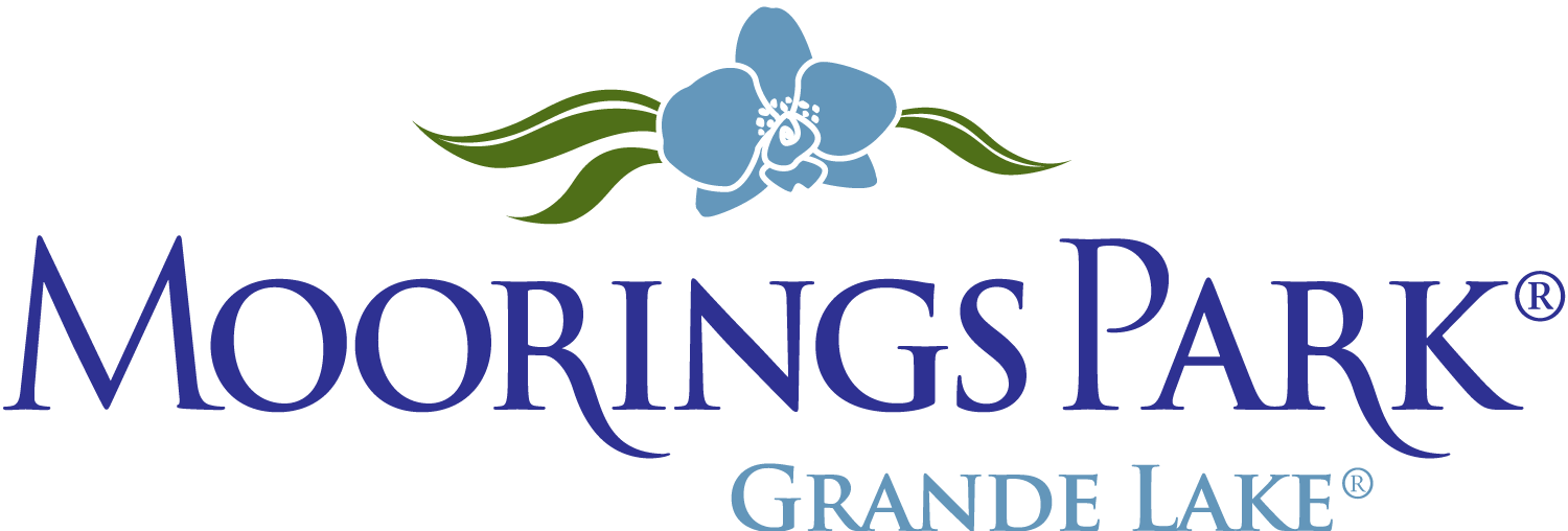 Moorings Park Grande Lake Logo in Flat Color - PNG