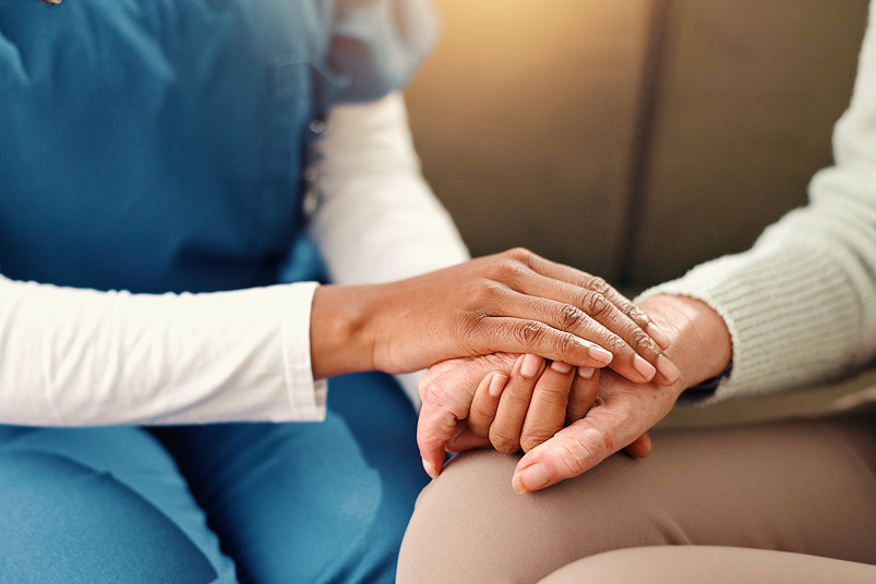 Stock-Nurse Holding Hands 2